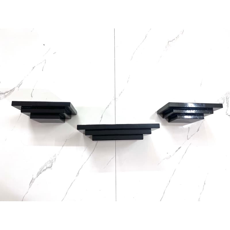 Bộ kệ gỗ treo tường cao cấp | Bộ bàn thờ chúa vuông bằng gỗ sồi | bàn thờ công giáo để tượng 40,50,60cm - 1