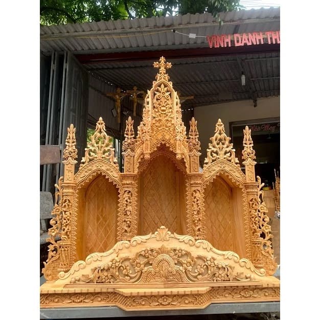 Bàn Thờ Công Giáo Cao Cấp | Tòa Gỗ , Kệ Gỗ Chất Lượng - 1