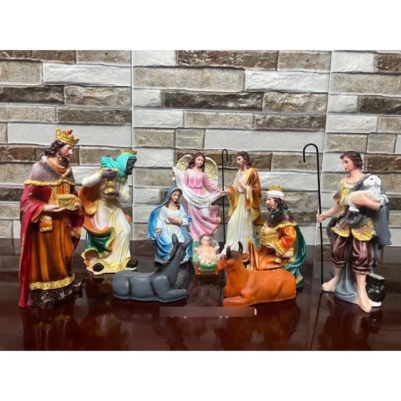 bộ tượng chúa giáng sinh cao 20cm ( 11 tượng ) _ Tượng trang trí hang đá - 1