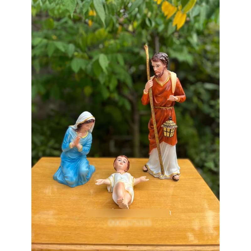 Tượng chúa Giáng Sinh Cao 30cm | Bộ tượng noel trang trí hang đá | Đồ thờ công giáo cao cấp - 1