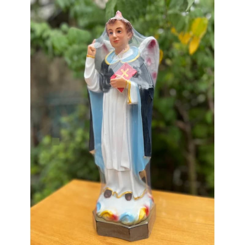 Tượng thánh vinh sơn cao 40cm | tượng vincent để bàn thờ công giáo - 1