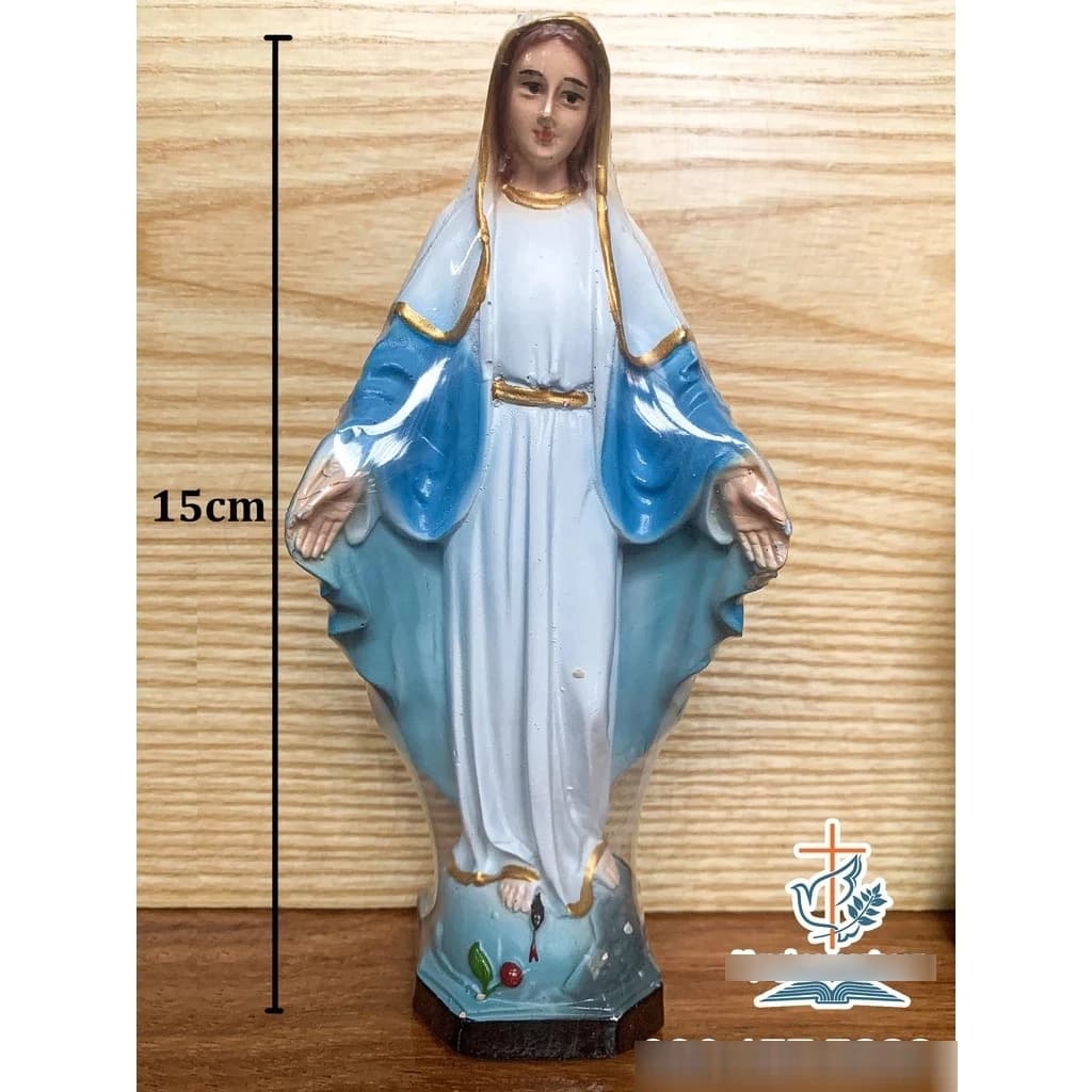 Top Những Mẫu Tượng Công Giáo Mini Để Bàn, Trên Xe Ô tô, Khách | Tượng Lòng Thương Chúa, Đức Mẹ Ban Ơn, Giuse, Các Thánh - 1