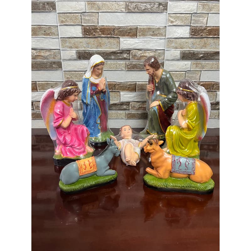 Tượng chúa giáng sinh 30cm ( 7 Tượng ) mẫu truyền thống | tượng noel mừng lễ công giáo - 1