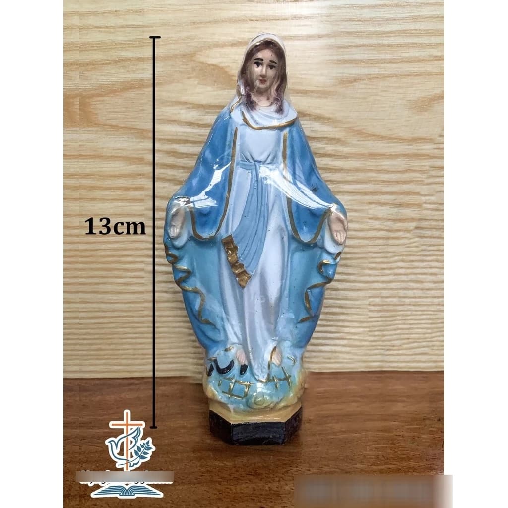 Tượng Mẹ ban ơn cao 12cm ,15cm composit | Tượng công giáo mini - 1