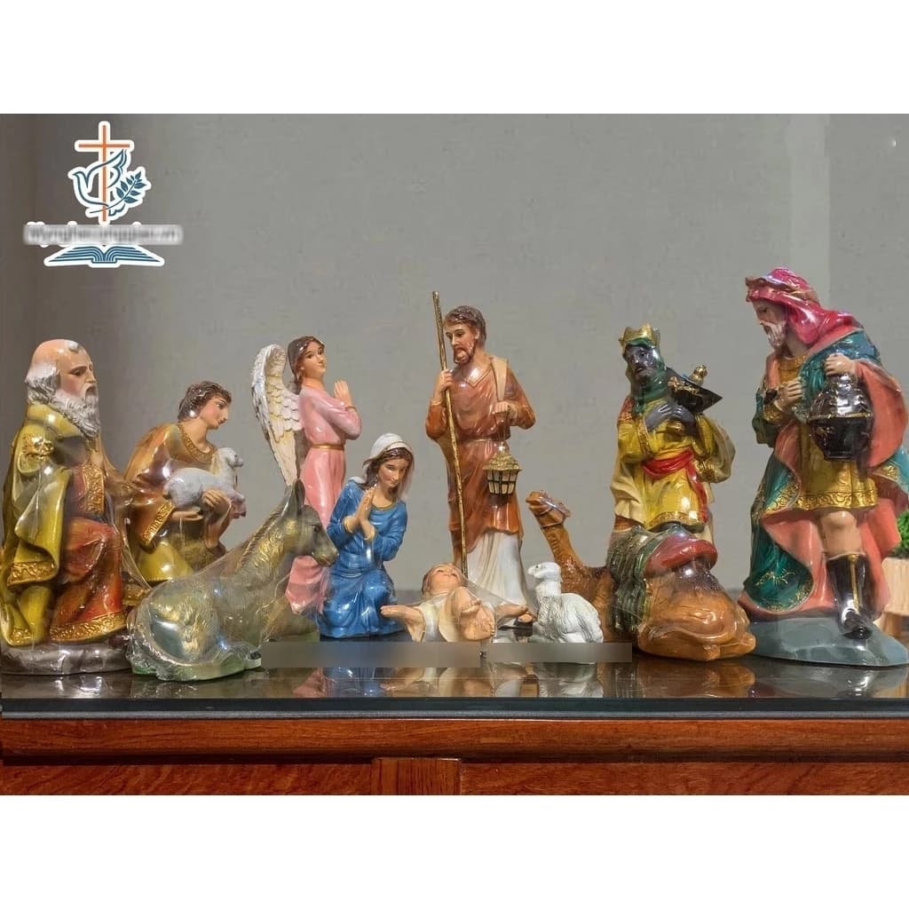 Những Bộ Thiên Chúa Giáng Sinh Cao Cấp | Tượng Noel Công Giáo Nhỏ Đẹp | Bàn Thờ Treo Tường - 1